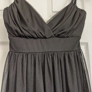 Jessica size 6 Black sparkle dress